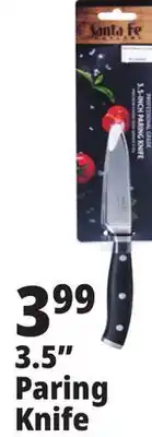 Ocean State Job Lot Santa Fe Professional Grade 3.5-Inch Pairing Knife offer