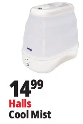 Ocean State Job Lot HALLS Collapsible Cool Mist Humidifier offer