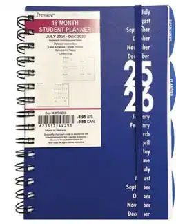 Ocean State Job Lot 2025/2026 18 Month Student Planners offer