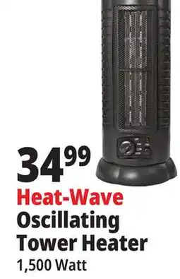 Ocean State Job Lot Heat-Wave Oscillating Tower Heater offer