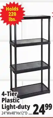 Ocean State Job Lot Maxit 5-Tier Heavy-Duty Plastic Shelving Unit offer