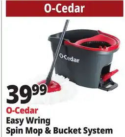 Ocean State Job Lot O-Cedar Easy Wring Spin Mop & Bucket System offer