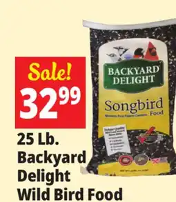 Ocean State Job Lot Backyard Delight Songbird Food offer