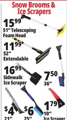 Ocean State Job Lot Snow Scrapers offer