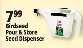 Ocean State Job Lot Birdseed Pour & Store Dispenser offer