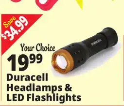 Ocean State Job Lot Duracell Headlamps & LED Flashlights offer