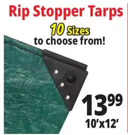 Ocean State Job Lot Rip Stopper Tarps offer