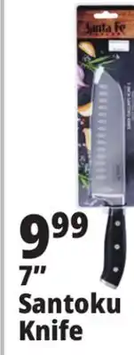 Ocean State Job Lot Santa Fe Professional Grade 7-Inch Santoku Knife offer