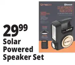 Ocean State Job Lot Solar Powered Speaker Set offer