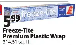 Ocean State Job Lot freeze-tite Premium Freezer Gauge Plastic Wrap 315 Sq ft offer