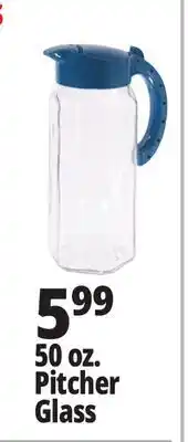 Ocean State Job Lot 50 oz. Pitcher Glass offer