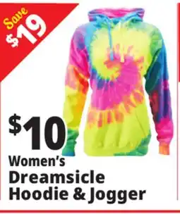 Ocean State Job Lot Women's Dreamsicle Hoodie & Jogger offer