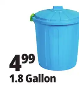 Ocean State Job Lot Round Clear Storage Bucket with Latching Lid 7L offer