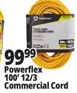 Ocean State Job Lot Powerflex 100' 12/3 Commercial Cord offer