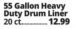 Ocean State Job Lot Rough Stuff 55 Gal Heavy-Duty Trash Bags 20 Count offer