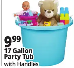 Ocean State Job Lot Gracious Living Party Tub with Rope Handles 17.8 Gal offer