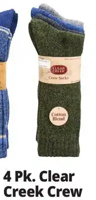 Ocean State Job Lot 4 Pk. Clear Creek Crew Men's Boot Socks offer