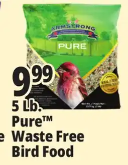 Ocean State Job Lot 5 Lb. Pure Waste Free Bird Food offer