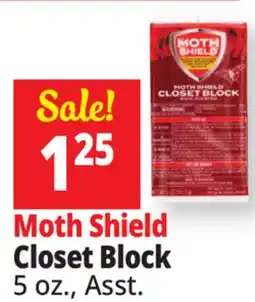 Ocean State Job Lot Moth Shield Rose Scented Closet Block 5 oz offer