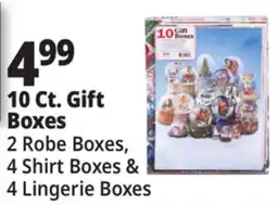 Ocean State Job Lot Jingle Time Gift Boxes Set of 10 offer