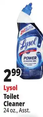 Ocean State Job Lot Lysol Bleach Toilet Bowl Cleaner 24 oz offer