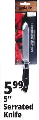 Ocean State Job Lot Santa Fe Professional Grade 5-Inch Serrated Utility Knife offer