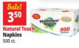 Ocean State Job Lot Natural Touch Family Pack 1-Ply Paper Luncheon Napkins 500-count offer