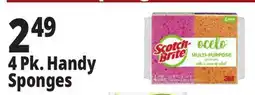 Ocean State Job Lot Scotch-Brite Ocelo Multi-Purpose 3M Sponges 4 Count offer