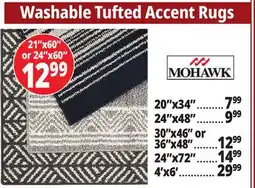 Ocean State Job Lot Washable Tufted Accent Rugs offer