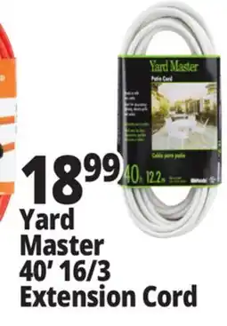 Ocean State Job Lot Yard Master 40' 16/3 Extension Cord offer
