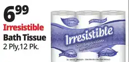 Ocean State Job Lot Irresistible Soft Impressions Bath Tissue 12 Count offer