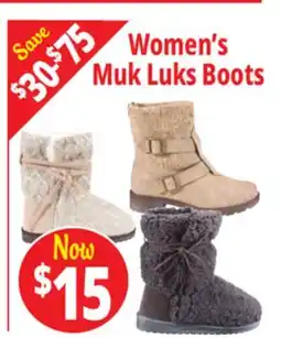 Ocean State Job Lot Muk Luk Boots offer