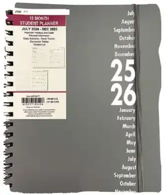 Ocean State Job Lot 2025-2026 Premiere 18 Month Student Planner 10 offer