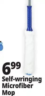Ocean State Job Lot Gleam Self-Wringing Microfiber Mop offer