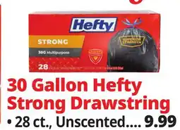 Ocean State Job Lot Hefty Strong Lawn & Leaf 39 Gallon Trash Bags 18 Count offer