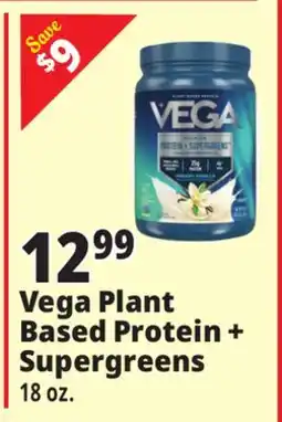 Ocean State Job Lot Vega Plant Based Protein + Supergreens offer