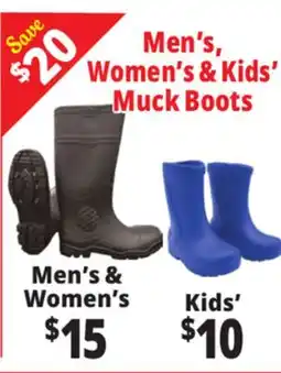 Ocean State Job Lot Men's Women's & Kids' Much Boots offer