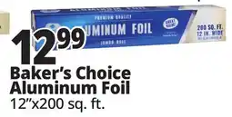 Ocean State Job Lot Baker's Choice Premium Quality Aluminum Foil Jumbo Roll 200' offer