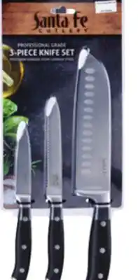 Ocean State Job Lot Santa Fe Professional Grade Knife Set 3 Piece offer
