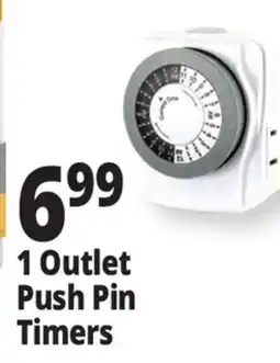 Ocean State Job Lot Prime 1 Outlet Push-Pin Timer offer