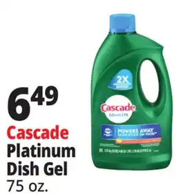 Ocean State Job Lot Cascade Complete Citrus Dishwasher Detergent with Dawn 75 oz offer