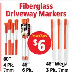 Ocean State Job Lot Driveway Stakes offer