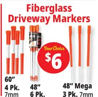 Ocean State Job Lot Driveway Stakes offer