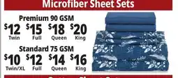 Ocean State Job Lot Microfiber Sheet Sets offer