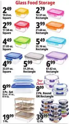 Ocean State Job Lot Glass Food Storage offer