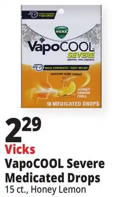 Ocean State Job Lot Vicks VapoCOOL Severe Medicated Drops offer