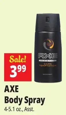 Ocean State Job Lot AXE Body Spray offer