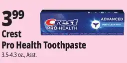 Ocean State Job Lot Crest Pro Health Toothpaste offer