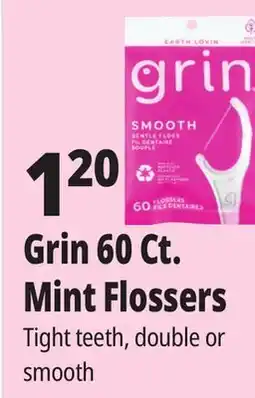 Ocean State Job Lot Grin Minty Clean Flossers offer
