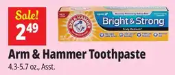 Ocean State Job Lot Arm & Hammer Toothpaste offer